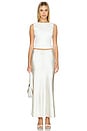 view 5 of 6 by Marianna Etienne Midi Skirt in Ivory