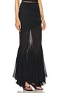 view 3 of 6 by Marianna Margaux Maxi Skirt in Black