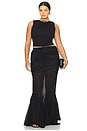 view 6 of 6 by Marianna Margaux Maxi Skirt in Black