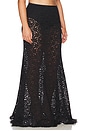 view 4 of 11 by Marianna Zelie Maxi Skirt in Black