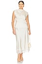 view 10 of 11 by Marianna Adira Midi Skirt in Ivory