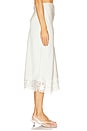 view 5 of 11 by Marianna Adira Midi Skirt in Ivory