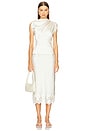 view 9 of 11 by Marianna Adira Midi Skirt in Ivory