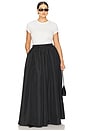 view 10 of 11 by Marianna Raelyn Maxi Skirt in Black