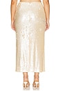 view 8 of 11 by Marianna Ceci Sequin Midi Skirt in Blush Nude