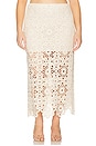 view 2 of 11 by Marianna Shay Midi Skirt in Beige