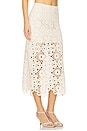 view 3 of 11 by Marianna Shay Midi Skirt in Beige