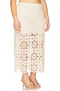 view 4 of 11 by Marianna Shay Midi Skirt in Beige