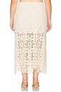 view 8 of 11 by Marianna Shay Midi Skirt in Beige
