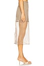 view 7 of 7 by Marianna Blaire Midi Skirt in Taupe
