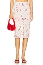 view 1 of 11 by Marianna Hallie Midi Skirt in Suki Cherry Abstract