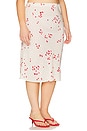 view 4 of 11 by Marianna Hallie Midi Skirt in Suki Cherry Abstract