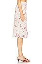 view 5 of 11 by Marianna Hallie Midi Skirt in Suki Cherry Abstract