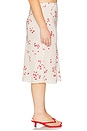 view 6 of 11 by Marianna Hallie Midi Skirt in Suki Cherry Abstract