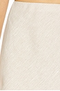 view 11 of 11 by Marianna Eula Linen Mini Skirt in Natural Beige