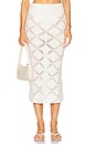 view 1 of 11 by Marianna Baileigh Midi Skirt in White