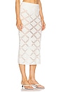 view 3 of 11 by Marianna Baileigh Midi Skirt in White
