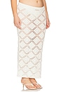 view 4 of 11 by Marianna Baileigh Midi Skirt in White