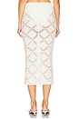 view 7 of 11 by Marianna Baileigh Midi Skirt in White