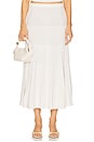 view 1 of 11 By Marianna Cheryl Breezy Midi Skirt in Ivory