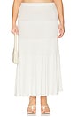 view 2 of 11 By Marianna Cheryl Breezy Midi Skirt in Ivory