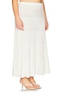 view 4 of 11 By Marianna Cheryl Breezy Midi Skirt in Ivory