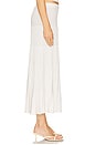 view 5 of 11 By Marianna Cheryl Breezy Midi Skirt in Ivory