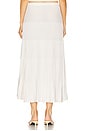 view 7 of 11 By Marianna Cheryl Breezy Midi Skirt in Ivory