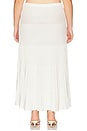 view 8 of 11 By Marianna Cheryl Breezy Midi Skirt in Ivory