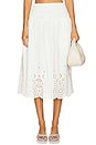 view 1 of 11 by Marianna Lya Midi Skirt in White
