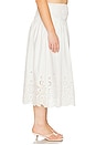 view 6 of 11 by Marianna Lya Midi Skirt in White