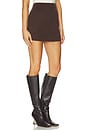 view 2 of 6 MILLY 스커트 in Chocolate Brown