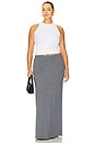 view 10 of 11 by Marianna Torrey Maxi Skirt in Charcoal Grey