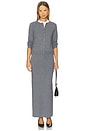 view 9 of 11 by Marianna Torrey Maxi Skirt in Charcoal Grey