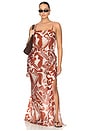 view 10 of 13 JUPE CAILA in Brown Riviera Abstract
