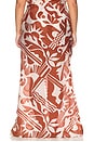 view 8 of 13 JUPE CAILA in Brown Riviera Abstract
