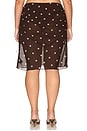 view 8 of 13 FALDA RAMONA in Brown & Purple Dot