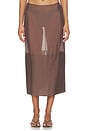 view 1 of 6 JUPE CECILLE in Mocha