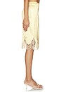 view 4 of 7 Geneia Midi Skirt in Pale Yellow