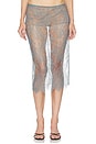 view 1 of 6 Mimi Midi Skirt in Slate Gray