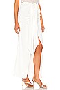 view 2 of 4 The Rachela Maxi Skirt in White