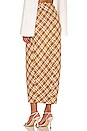 view 3 of 4 The Avril Midi Skirt in Ochre Multi