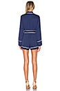 view 3 of 3 The Lounge Romper in Navy & Ivory