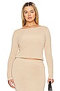 view 2 of 6 by Marianna Della Long Sleeve Top in Champagne