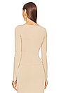 view 4 of 6 by Marianna Della Long Sleeve Top in Champagne