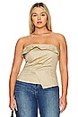 view 2 of 7 by Marianna Noma Top in Light Khaki