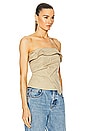 view 3 of 7 by Marianna Noma Top in Light Khaki