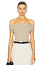 view 1 of 6 by Marianna Fio Top in Beige