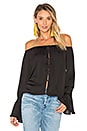 view 1 of 5 The Off Shoulder Blouse in Black