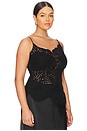 view 4 of 8 by Marianna Sylvie Crochet Top in Black